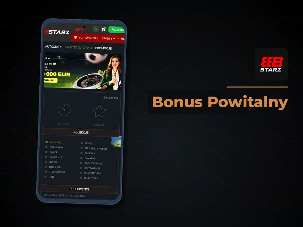888starz - Bonus Powitalny