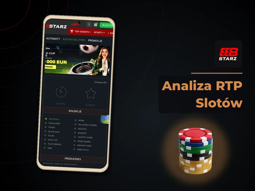 888starz - Analiza RTP Slotów